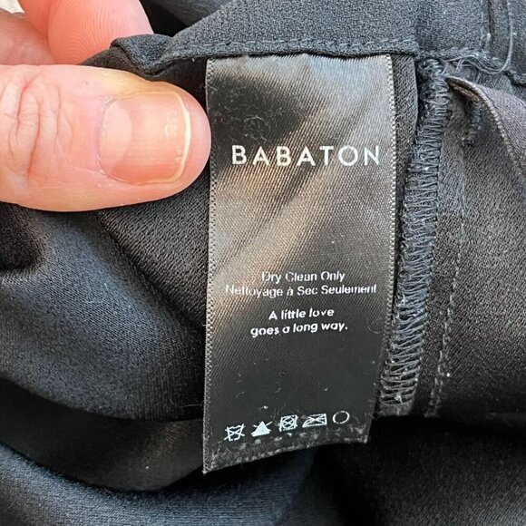 Babaton Aritzia Dexter Black Dress Jogger Pants Size XS EUC - Picture 12 of 13